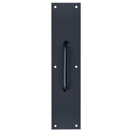 REMINGTON Tell Manufacturing 15 in. L Matte Black Stainless Steel Pull Plate DT101943